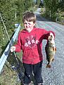 Min son ficke en riktigt fin aborre i Mocktr�sk utanf�r Boden den v�gde 1,52kg och var 47cm l�ng
