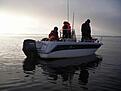 Fiskedag med arbetskamraterna. I min b�t landades 2st 6kg g�ddor och 1st g�s p� ca 1,5kg