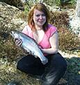 Min vinnarb�ge i en fisket�vling, strax under 2 kg.