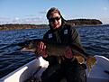 Tagen p� Mj�rn V�ren -10 n�r vi fl�testrolla. Vikten var 5,8kg.