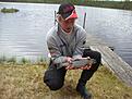 Sm� �ring i Axitj�rn, MVFVOF. Robin fick ha lite tur och f� p� flest idag.