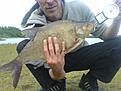 Brax 2.1 kg Som jag fick p� spinnare i en � n�r jag fiskade betesfisk till g�ddmete.