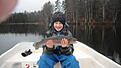 Grabben tog sin f�rsta regnb�ge =)