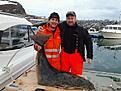Hammerfest.
Patrik och jag med stor H�lle, 52 kg!!!