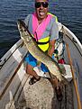2018 
utterligaren en stor g�dda p� vestin efter att jag L�nar b�t av Dan (m�laren sunsvik)
den h�r var l�ng och smal l�ngd 101 vikt 6,6kg